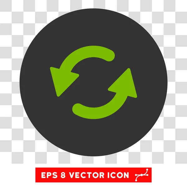 Refresh CCW Round Vector Eps Icon — Stock Vector