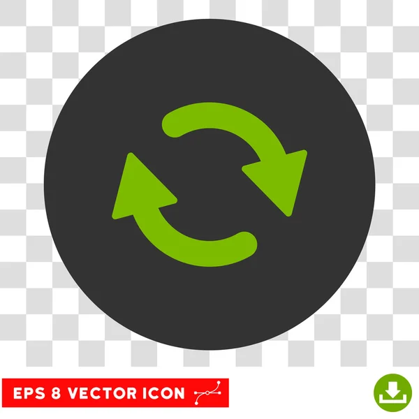 Обновленный Round Vector Eps Icon — стоковый вектор