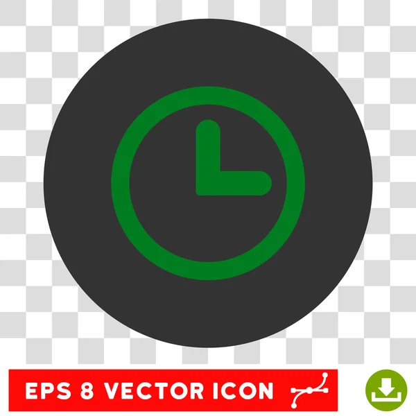 Uhr Runde Vektor eps Symbol — Stockvektor