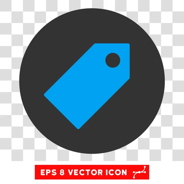 Etiqueta Ronda Vector Eps icono — Vector de stock