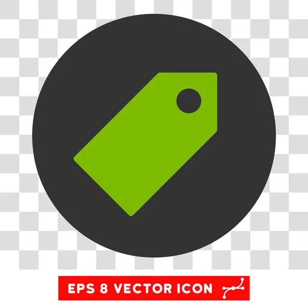 Tag rund vektor- ikon – Stock-vektor