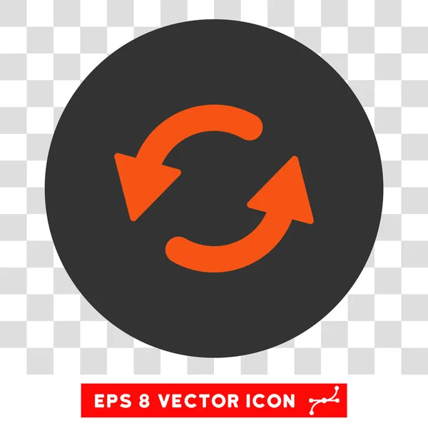 Atualizar CCW Round Vector Eps Icon — Vetor de Stock