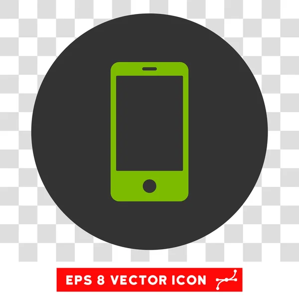 Smartphone Runde Vektor eps Symbol — Stockvektor