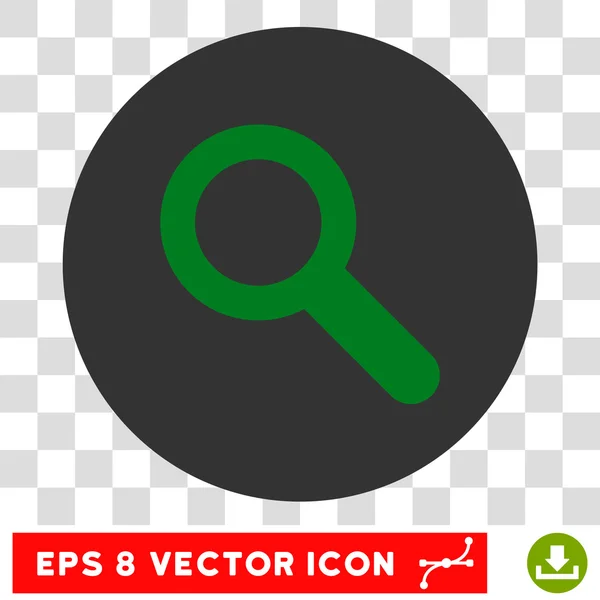 Búsqueda Vector redondo Eps Icono — Archivo Imágenes Vectoriales
