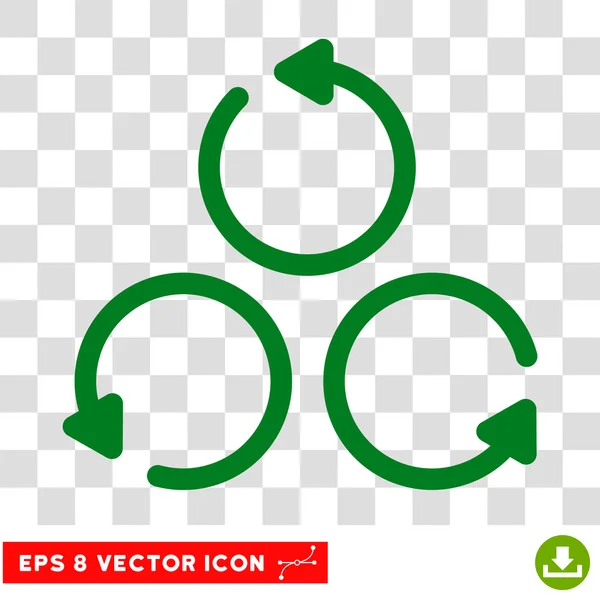 Rotation runder Vektor eps Symbol — Stockvektor