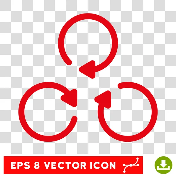 Rotation Round Vector Eps Icon — Stock Vector