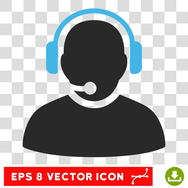 Icône vectorielle Eps opérateur — Image vectorielle