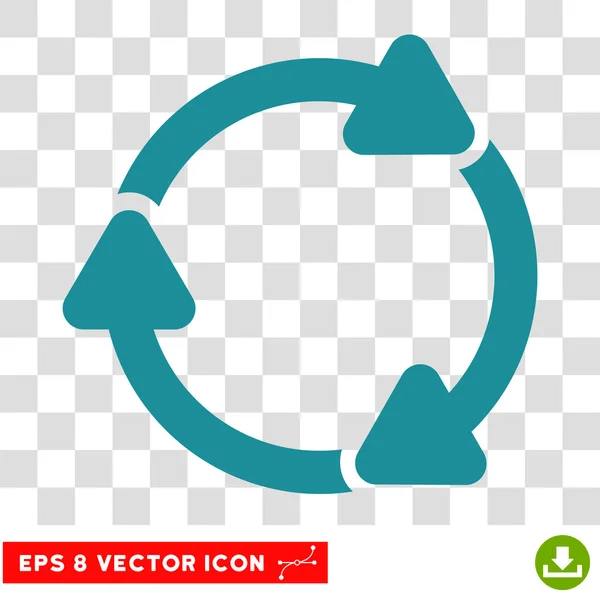 Cw круглый вектор Eps значок поворота — стоковый вектор
