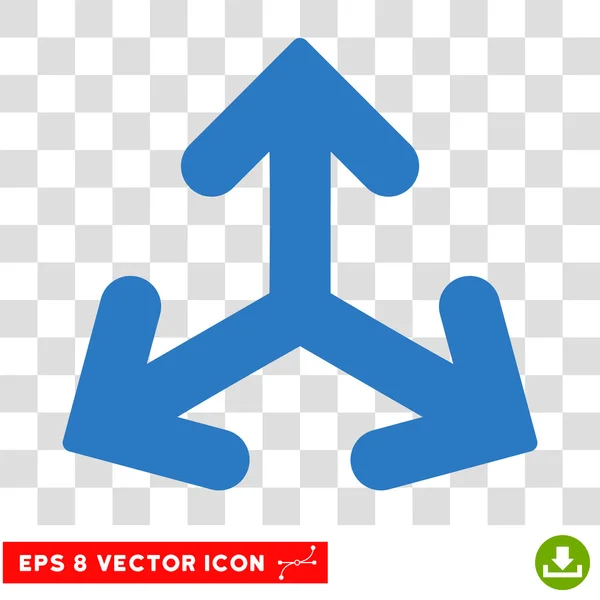 Dirección Variantes Ronda Vector Eps Icono — Vector de stock