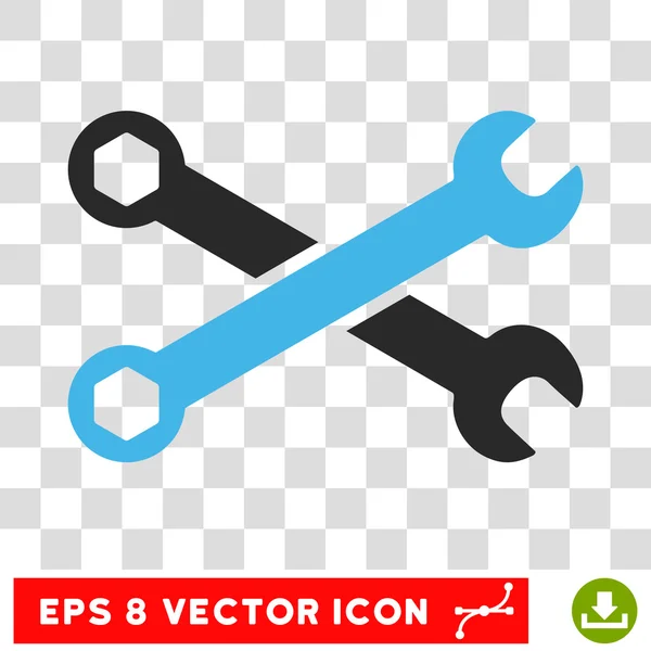 Schraubenschlüssel eps Vektor-Symbol — Stockvektor