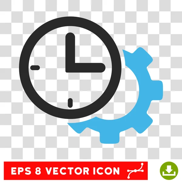 Zeit Setup eps Vektor Symbol — Stockvektor
