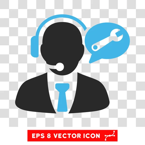 Service Manager Nachricht eps Vektor Symbol — Stockvektor
