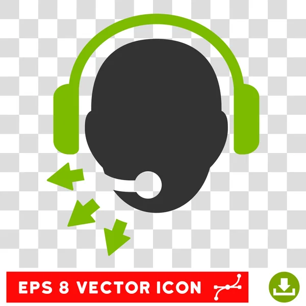 Operator Message Eps Vector Icon — Stock Vector