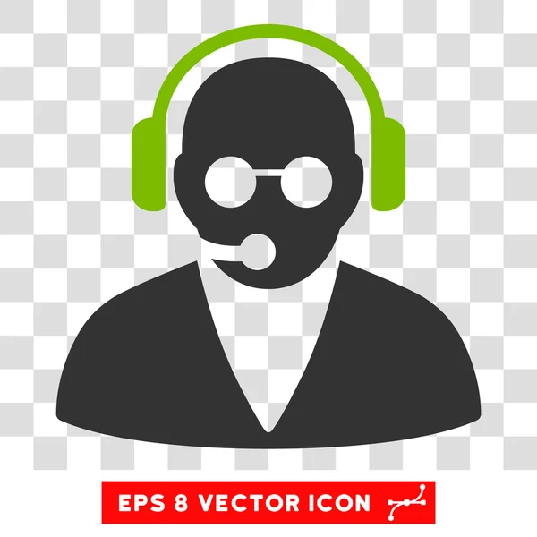 Unterstützung Operator eps Vektor-Symbol — Stockvektor