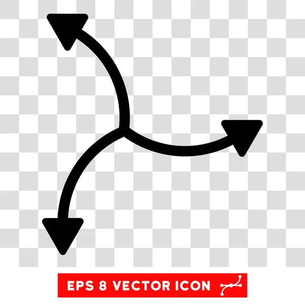 Wirbelpfeile runden Vektor eps Symbol — Stockvektor