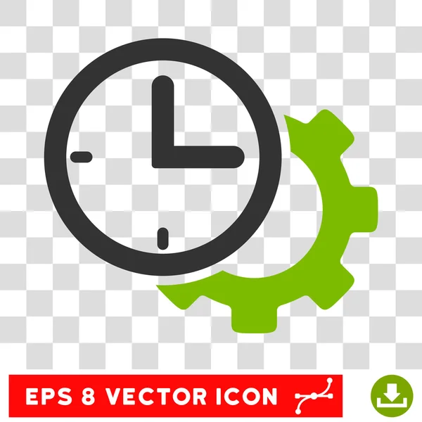 Configuración de tiempo Eps Vector Icono — Vector de stock