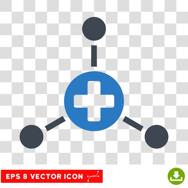 Medicinsk Center runde vektor Eps ikon – Stock-vektor