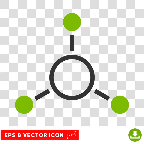 Estructura radial Vector redondo Eps Icono — Archivo Imágenes Vectoriales