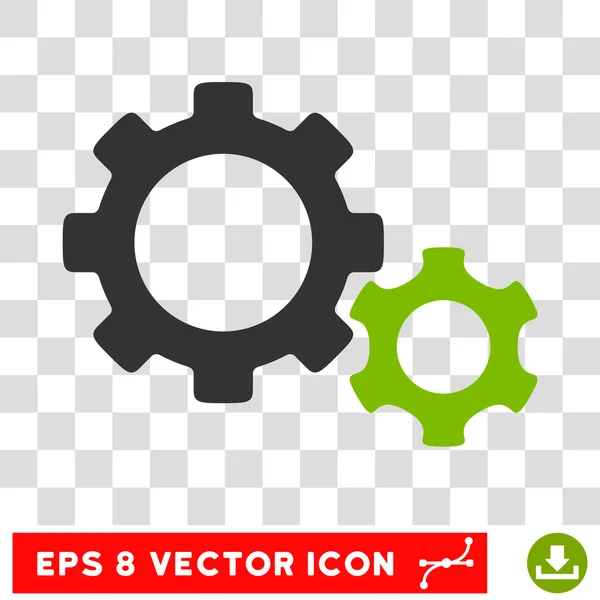 Gears Eps vektor symbol — Stock vektor
