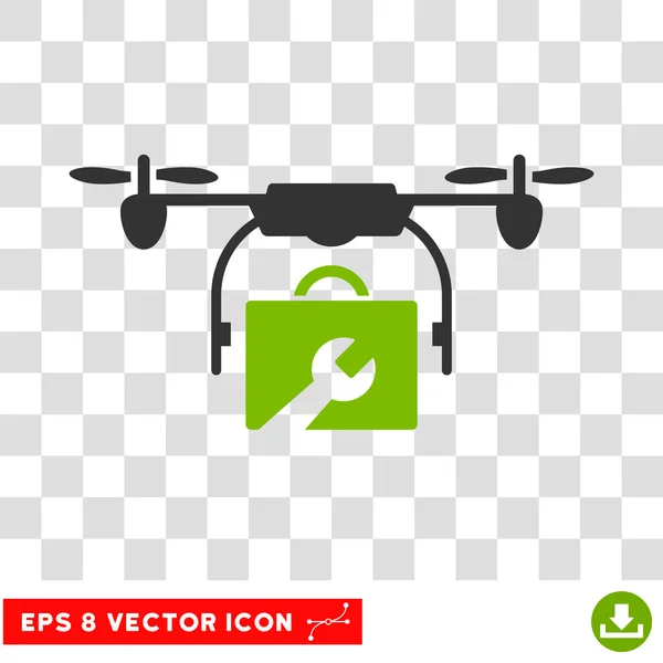 Servicio Drone Eps Vector Icono — Vector de stock