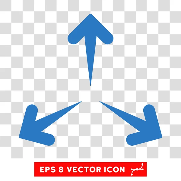 Pfeile runden Vektor eps Symbol erweitern — Stockvektor