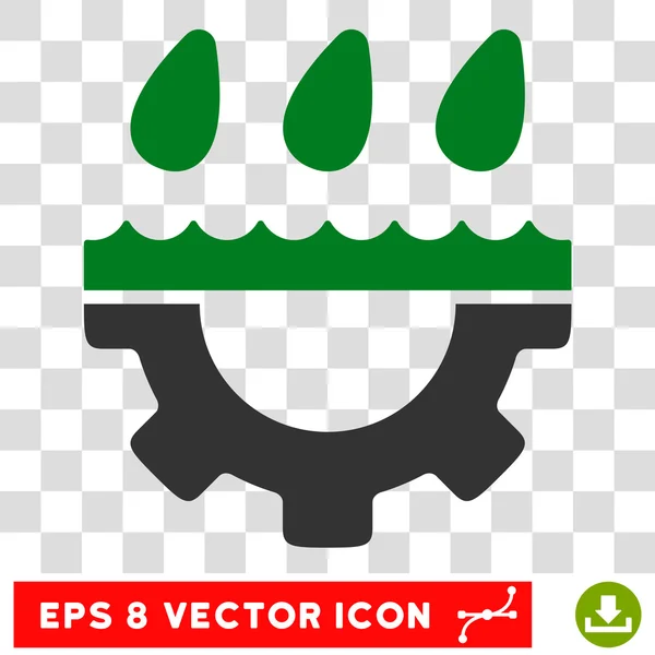 Echipament de duș de apă Eps Vector Icon — Vector de stoc