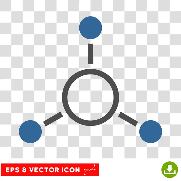 Radiale Struktur runder Vektor eps Symbol — Stockvektor