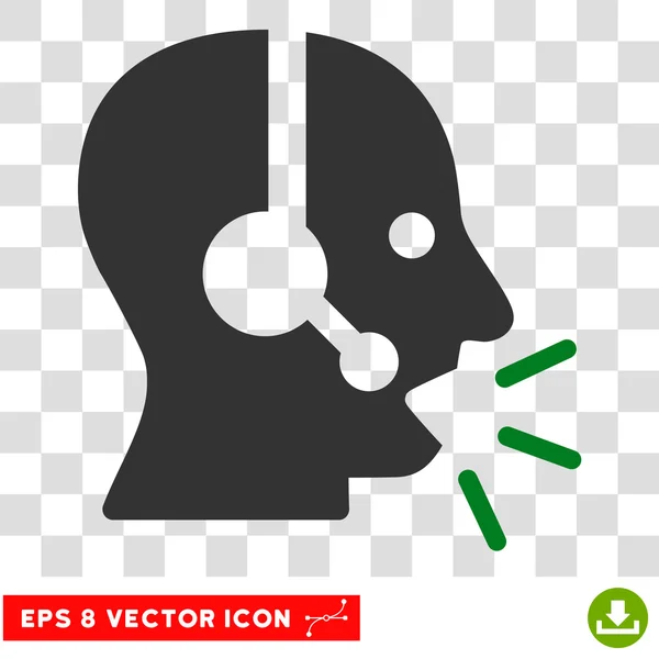 Operator-Nachricht eps Vektor-Symbol — Stockvektor