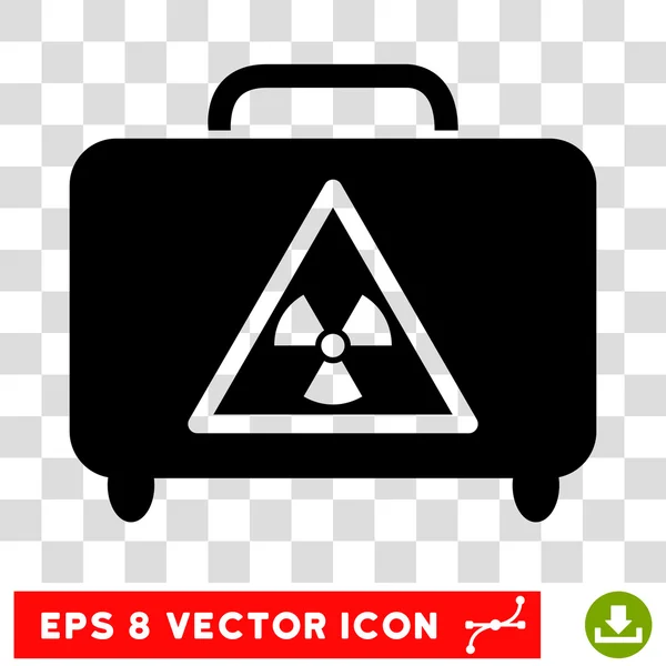 Bagages dangereux Eps Icône vectorielle — Image vectorielle