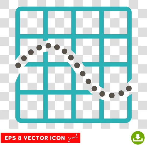Funktionsdiagramm eps Vektor-Symbol — Stockvektor