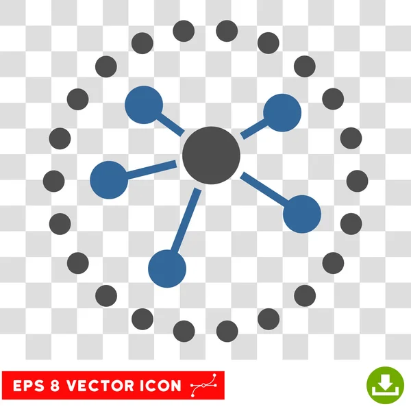 Liens Diagramme Eps Icône vectorielle — Image vectorielle