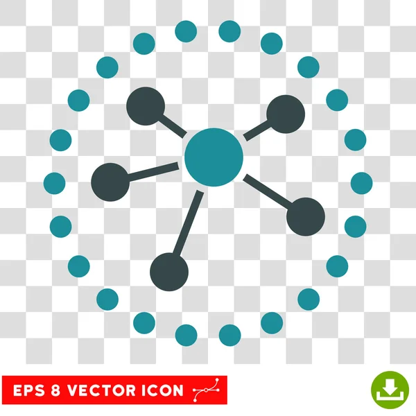 Links Diagramm eps Vektor-Symbol — Stockvektor