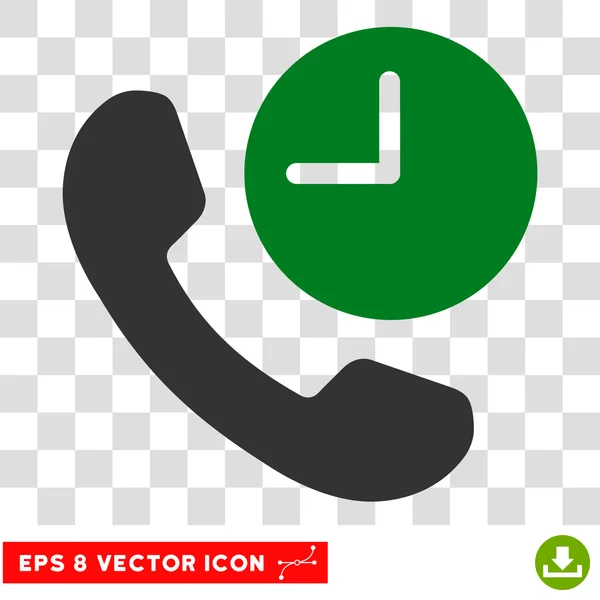 Phone Time Eps Vector Icon — Stock Vector