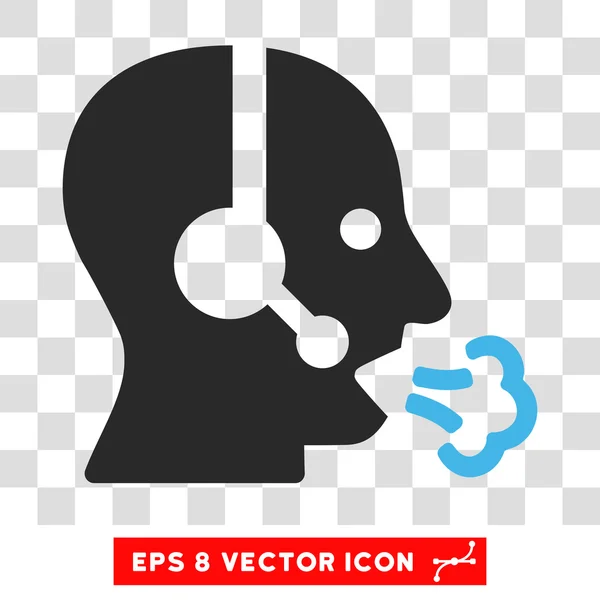 Operador de voz Eps Vector Icon —  Vetores de Stock