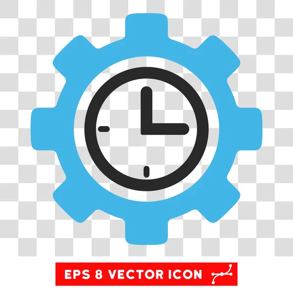 Configuración de tiempo Eps Vector Icono — Vector de stock