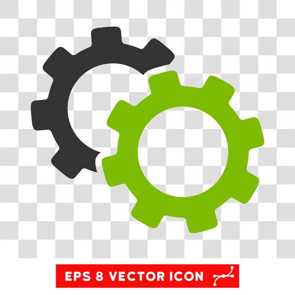 Getriebe eps Vektor-Symbol — Stockvektor