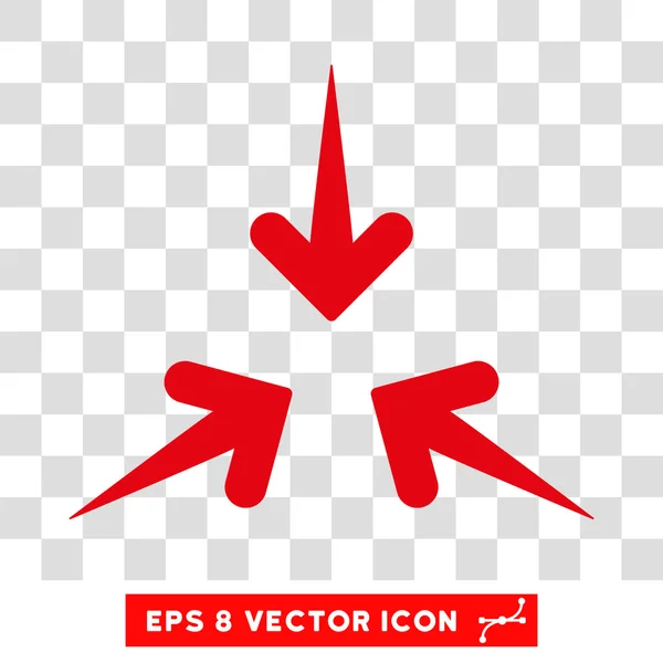 Impact Pfeile runde Vektor eps Symbol — Stockvektor