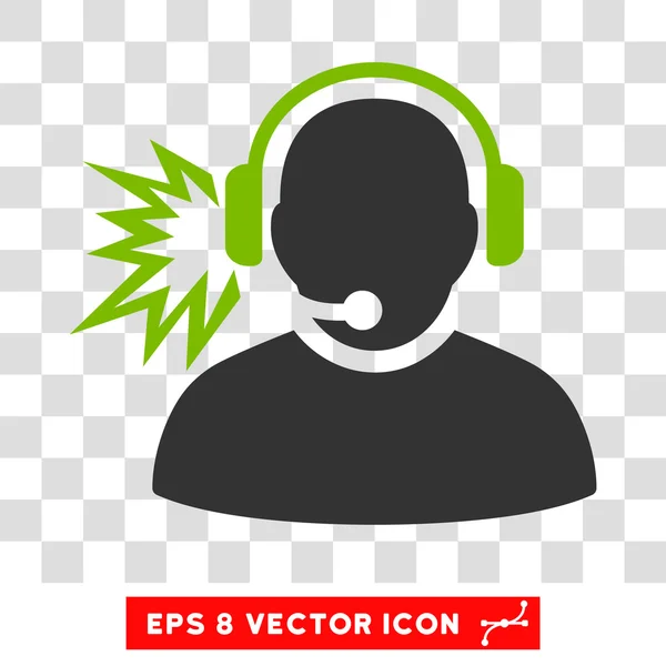 Operator-Nachricht eps Vektor-Symbol — Stockvektor