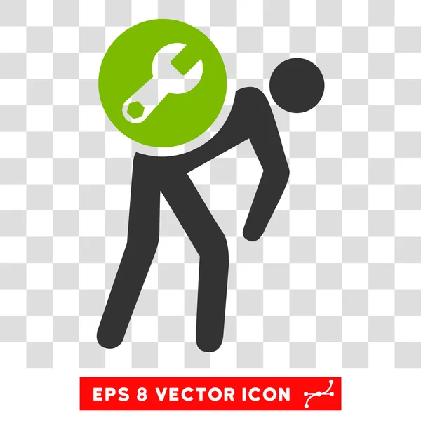 Service-Kurier eps Vektor-Symbol — Stockvektor