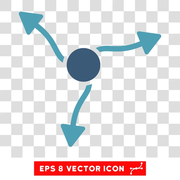 Flèches courbes Vecteur rond Eps Icône — Image vectorielle