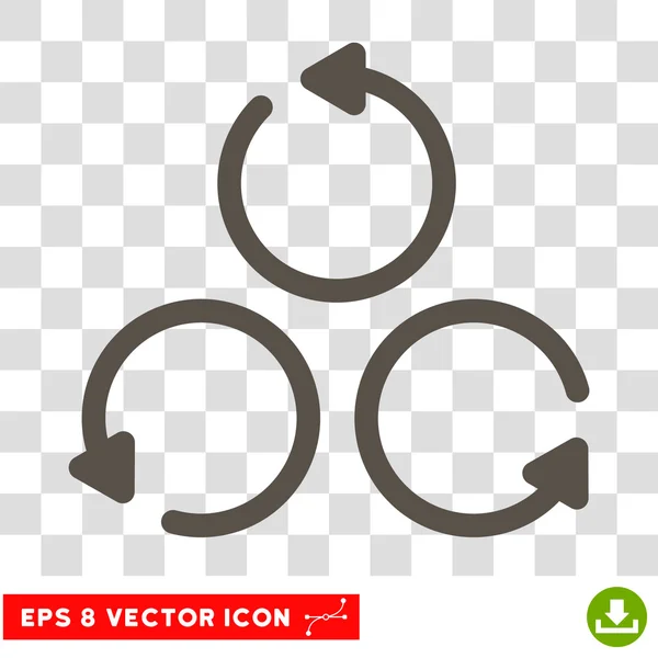 Rotación redonda Vector Eps icono — Archivo Imágenes Vectoriales