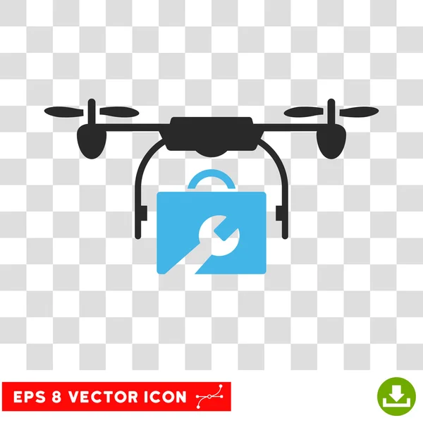 Service Drone Eps Vector Icon — Stock Vector