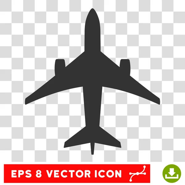 Düsenflugzeug eps Vektorsymbol — Stockvektor