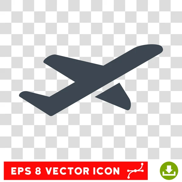 Векторная икона "Взлет самолета" — стоковый вектор
