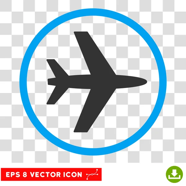 Aeropuerto Eps Vector icono — Vector de stock