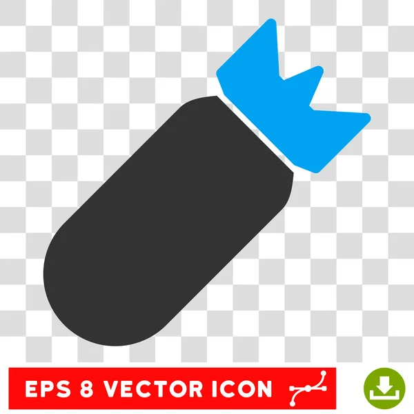 Векторная икона авиационной бомбы — стоковый вектор