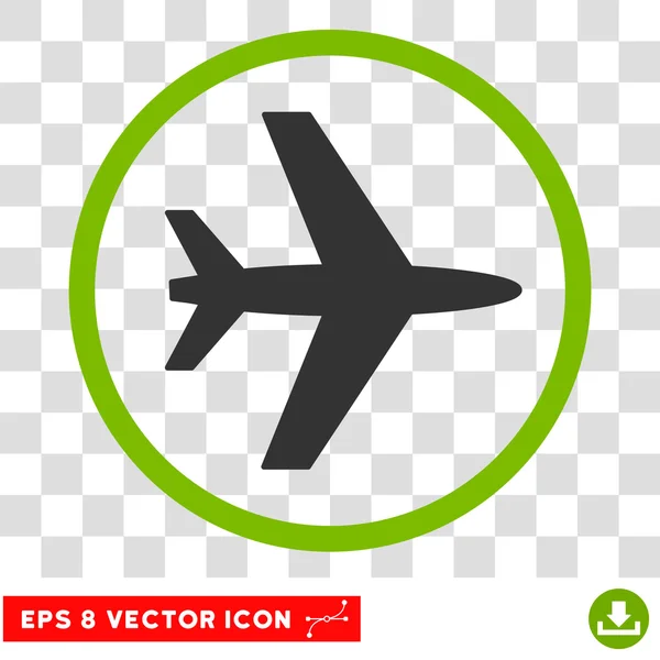 Aeropuerto Eps Vector icono — Archivo Imágenes Vectoriales