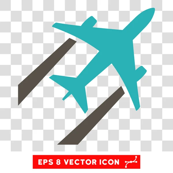 Air Jet Trace Eps Vector Ícone — Vetor de Stock