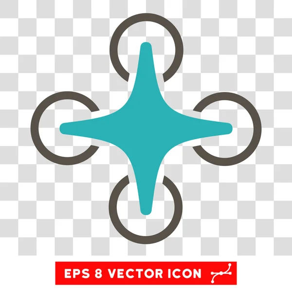 Nanocopter Eps vektorové ikony — Stockový vektor