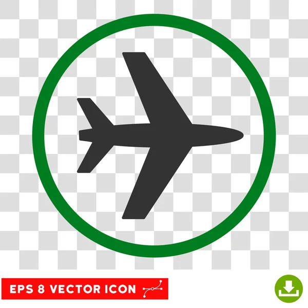 Aeropuerto Eps Vector icono — Vector de stock